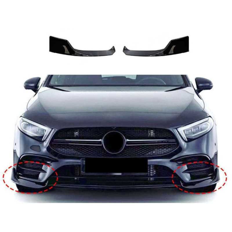 Splitter dianteiro Mercedes-Benz W177 preto brilhante