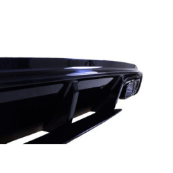 Diffusor kompatibel med Mercedes A-klasse W176 2013-2017 blank sort