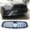 Grill compatible with Mercedes E W213 S213 A238 C238 facelift with AMG line package glossy black with front camera