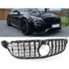 Grill compatible with mercedes-benz c 63 amg (s) w205 with front camera chrome