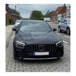 Γκριλ για Mercedes E Class W213 facelift με πακέτο AMG line chrome E63 AMG panamericana look