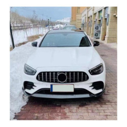 Grill chrome with front camera compatible with Mercedes E W213 S213 A238 C238 facelift with AMG line package