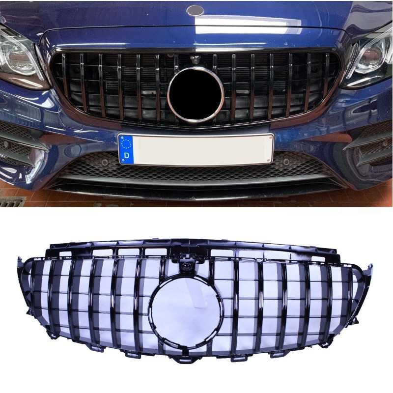 Grill black for Mercedes E class W213 S213 A238 C238 panamericana look