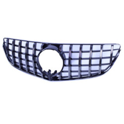Parrilla Mercedes Clase E Coupé Cabrio Facelift W207 A207 negro brillante con cromado (3)