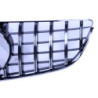 Calandre compatible avec Mercedes E coupé cabrio facelift W207 A207 noir brillant avec chrome