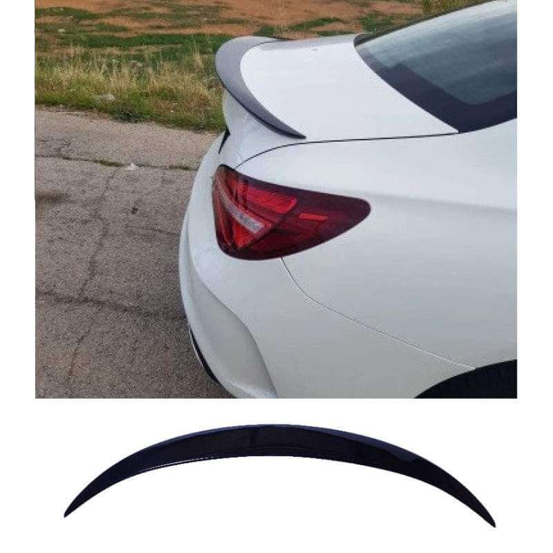 Spojler kufra kompatibilný s Mercedes-Benz CLA C117 kupé lesklá čierna