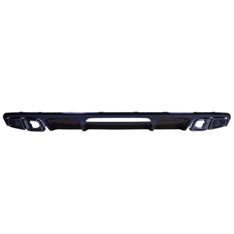 (PART) Diffuser glossy black for Mercedes CLS W218 facelift