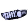 Griglia anteriore Calandra nera lucida per Mercedes CLS facelift W218 look panamericano