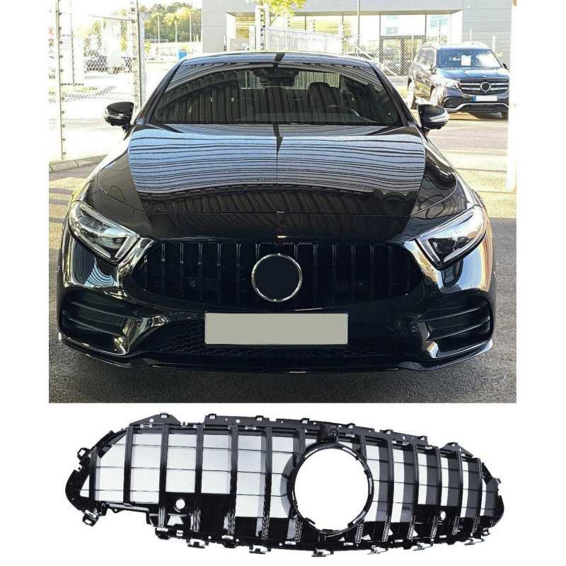 Grilă pentru Mercedes CLS C257 negru lucios panamericana AMG GT look