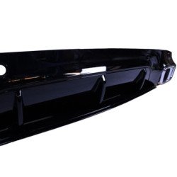 Diffuser compatible with mercedes cls c257 dual exhaust trim chrome