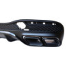 Difusor trasero para Mercedes GLE W166 negro puntas de escape