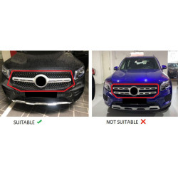 Grilă pentru Mercedes-Benz GLB X247 (2020-2023) cromată pentru linia AMG