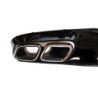 Difusor trasero para Mercedes C coupé descapotable C205 A205 AMG line