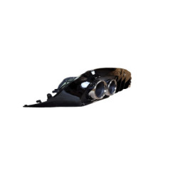 Diffuusori Mercedes C coupe avoauto C205 A205 AMG line kaksinkertainen kromi pyöreä ui