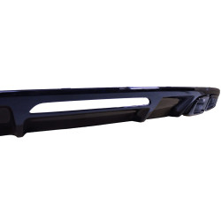 Diffuseur avec puèces d'échappement noir brillant pour Mercedes CLS W218