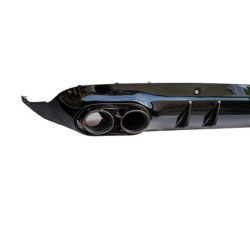 Diffusor til Mercedes CLS C257 blank sort CLS 53 AMG-look