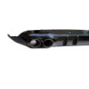Difusor para Mercedes CLS C257 preto brilhante CLS 53 AMG look
