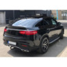 Spoiler da bagageira preto metalizado compatível com Mercedes-Benz GLE Coupe C292
