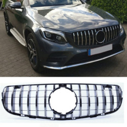 Grill Mercedes GLC - GLC Coupe chrome Panamericana look