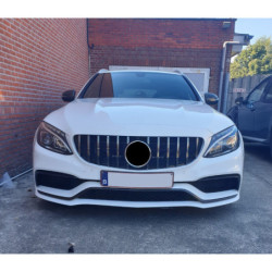 Grill compatibel met mercedes-benz c 63 amg (s) w205 chrome