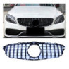 Grill compatibel met Mercedes-Benz C klasse W205 - voorziening 360° camera glanzend zwart