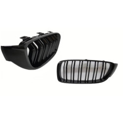 Kidney grille compatible with BMW F32 F33 F36 F80 F82 double bars gloss black