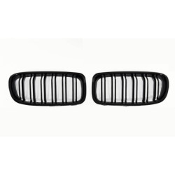 Grill nieren compatibel met BMW 3 serie F30 - F31 glanzend zwart