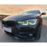 Grill nieren compatibel met BMW 3 serie F30 - F31 glanzend zwart enkele spijlen