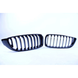 GRILL NIEREN COMPATIBEL MET BMW F32 F33 F36 F80 F82 ENKELE SPIJLEN GLANZEND ZWART