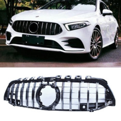 Grill for Mercedes A class W177 chrome Panamericana look