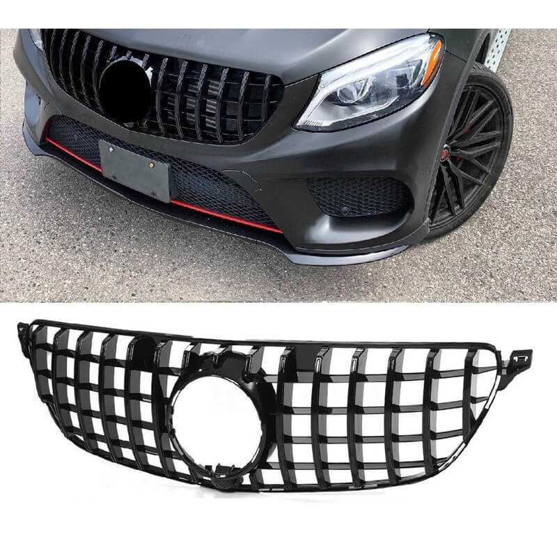 Grill do Mercedes-Benz GLE Coupe C292 czarny o wyglądzie panamericana