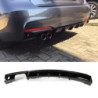 Diffuser compatibel met BMW F30 F31 3 serie glanzend zwart