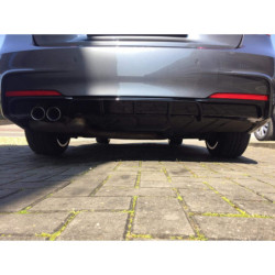 Diffuser compatibel met BMW F30 F31 3 serie glanzend zwart