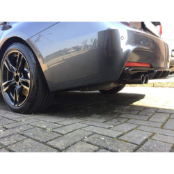 Diffuser compatibel met BMW F30 F31 3 serie glanzend zwart