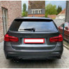 Diffuser compatibel met BMW F30 F31 3 serie glanzend zwart