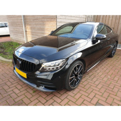 Grill compatibel met Mercedes-Benz C klasse W205 facelift glanzend zwart