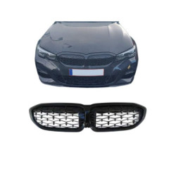 Grill nieren compatibel met met BMW 3 serie G20 diamond grill