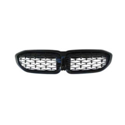 Grill nier compatibel met BMW 3 serie G20 diamond grill