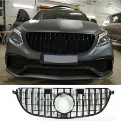 Grill compatibel met Mercedes-Benz GLE 63 AMG (S) C292 glanzend zwart