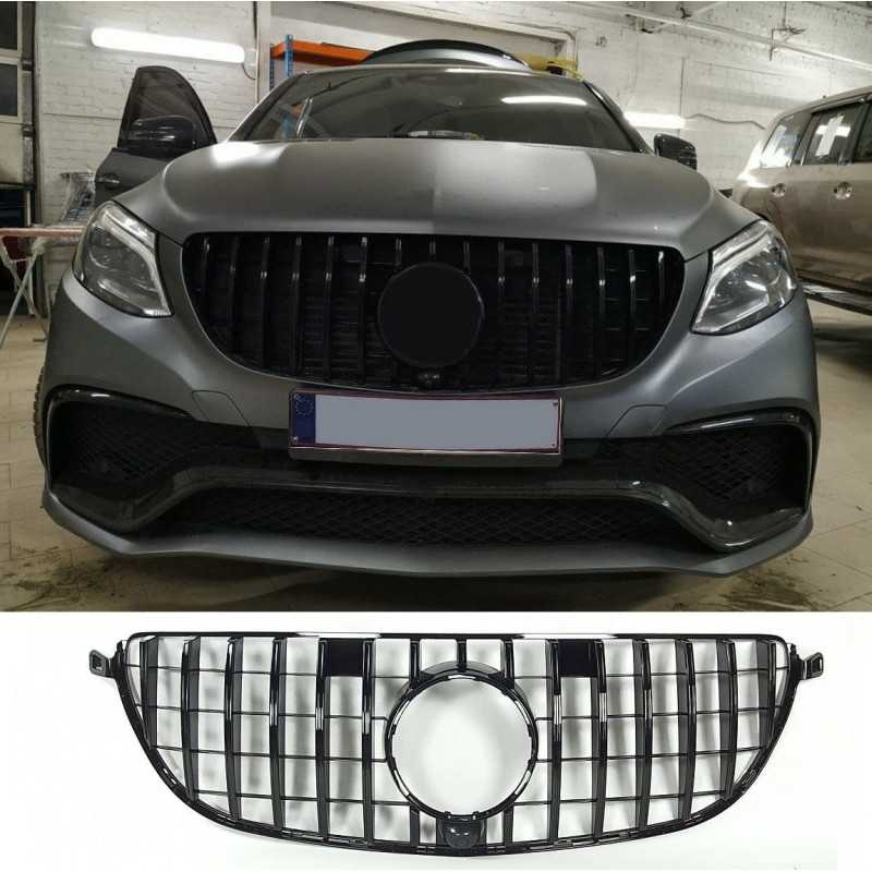 Grill compatibel met Mercedes-Benz GLE 63 AMG (S) C292 glanzend zwart