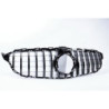 Grill compatibel met Mercedes-Benz C klasse W205 facelift met frontcamera glanzend zwart