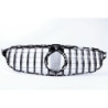 Calandre compatible avec Mercedes-Benz Classe C W205 facelift avec caméra frontale noir brillant