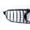 Grill compatible with Mercedes-Benz C Class W205 facelift with front camera gloss black