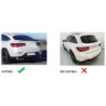 Kofferspoiler compatibel met Mercedes-Benz GLC C253 coupe glanzend zwart sportlook