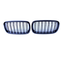 Grill nieren compatibel met BMW X5 X6 F15 F16 glanzend zwart dubbele spijlen