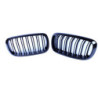 Grill nieren compatibel met BMW X5 X6 F15 F16 glanzend zwart dubbele spijlen