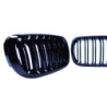Grill nieren compatibel met BMW X5 X6 F15 F16 glanzend zwart dubbele spijlen