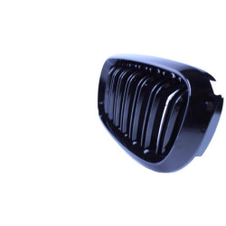 Grill nieren compatibel met BMW X5 X6 F15 F16 glanzend zwart dubbele spijlen