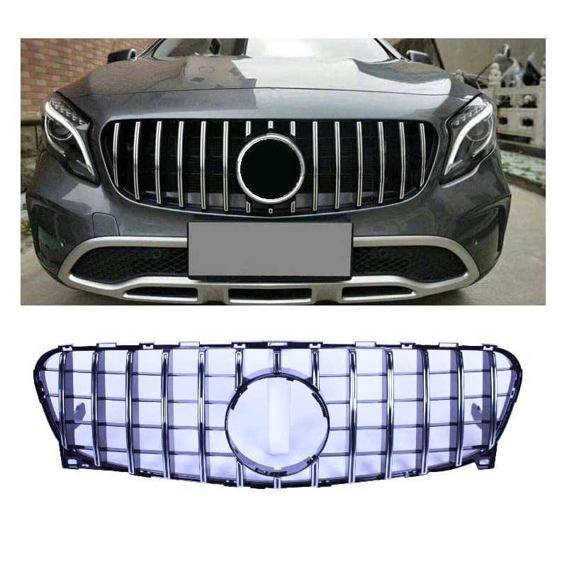 Grill compatibel met Mercedes-Benz GLA X156 pre-facelift (2014-2016) chrome