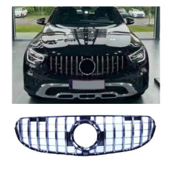 Grill kompatibel mit mercedes-benz x253 c253 glc - glc coupe ohne amg line package chrom 2020+